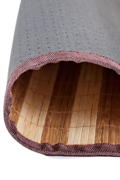 Giz Home Bambu Kilim Kahve Çizgili