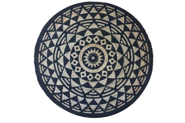 Giz Home Bolero Jüt Örgü Halı P01 90X90 Cm