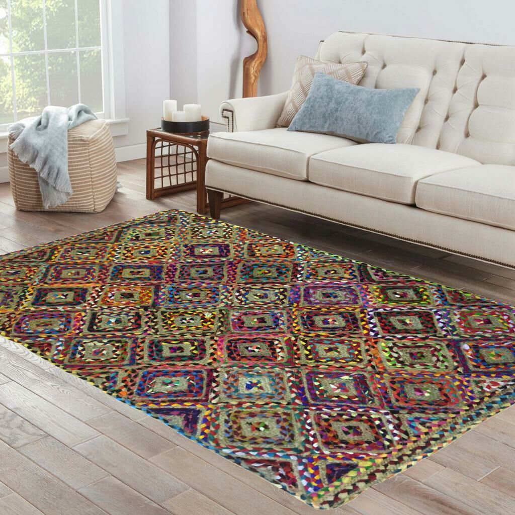 Giz Home Bolero Jüt Örgü Halı D13 80X140 Cm