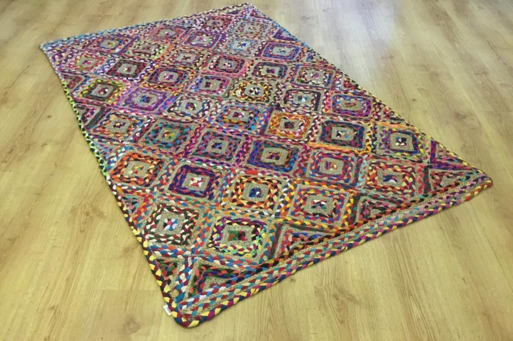 Giz Home Bolero Jüt Örgü Halı D12 120X180 Cm
