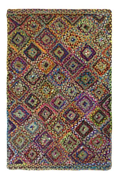 Giz Home Bolero Jüt Örgü Halı D12 120X180 Cm