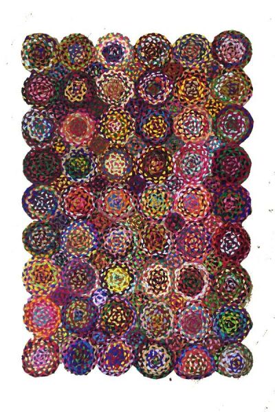 Giz Home Bolero Jüt Örgü Halı D18  120X180 Cm