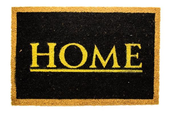 Giz Home Koko Kapı Paspası 40X60 Bej Çerçeveli Siyah Home