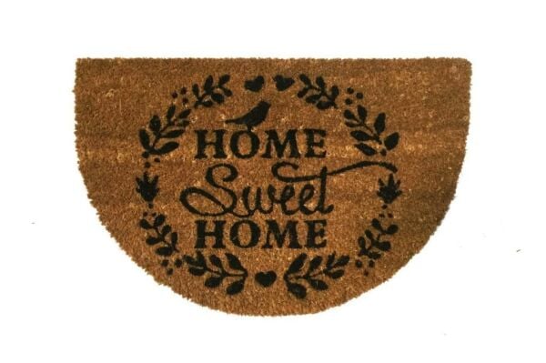 Giz Home Koko Yarımay Kapı Paspası 40X60 Cm Home Sweet Başak