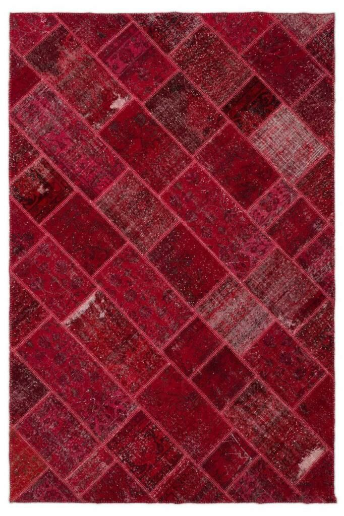 Giz Home Anadolu El Örgüsü Halı 120X180 Bordo
