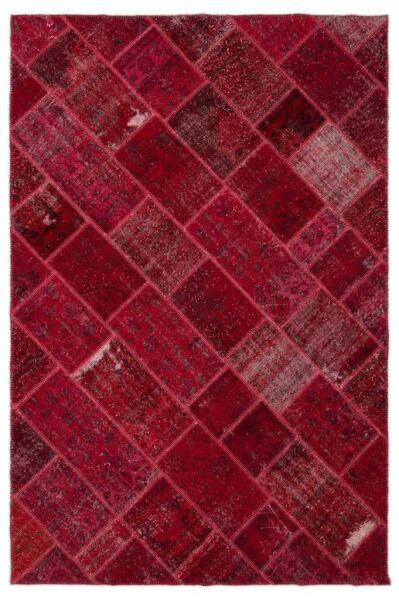 Giz Home Anadolu El Örgüsü Halı 120X180 Bordo