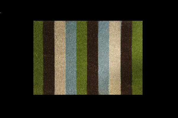 Giz Home Koko Kapı Paspası 40X60 Cm Renkli Çizgili
