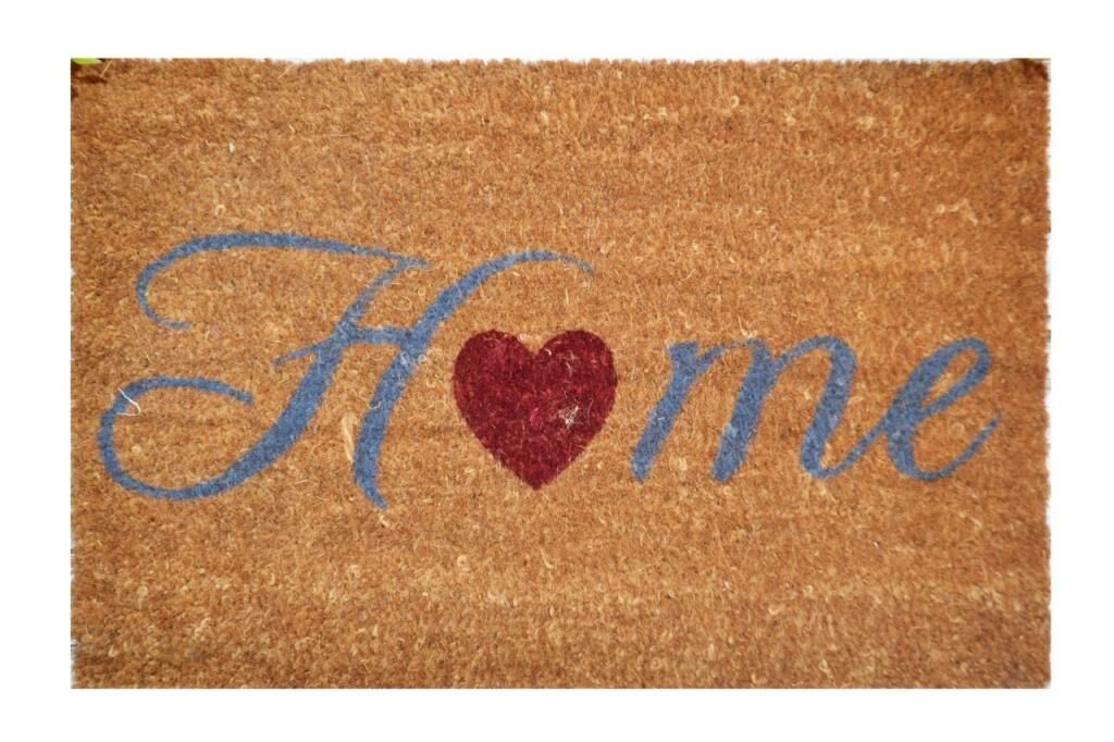 Giz Home Koko Kapı Paspası 40X60 Kırmızı Kalp