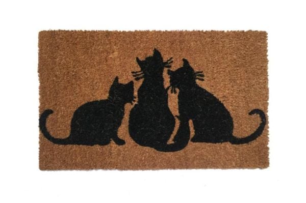 Giz Home Koko Kapı Paspası 35X60 Üç Kedi
