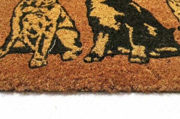Giz Home Koko Kapı Paspası 35X60  Üç Köpek
