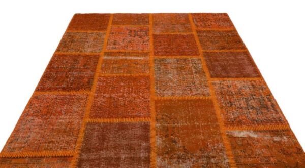 Giz Home Anadolu El Örgüsü Halı 120X180 Turuncu