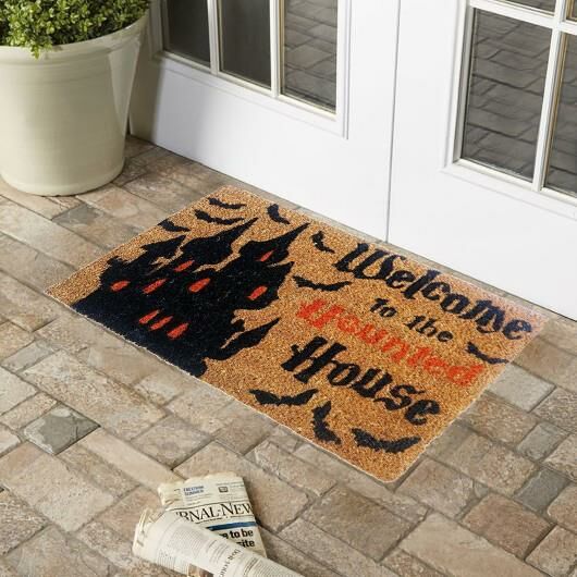 Giz Home Koko Kapı Paspası 40X60 Welcome Haunted House