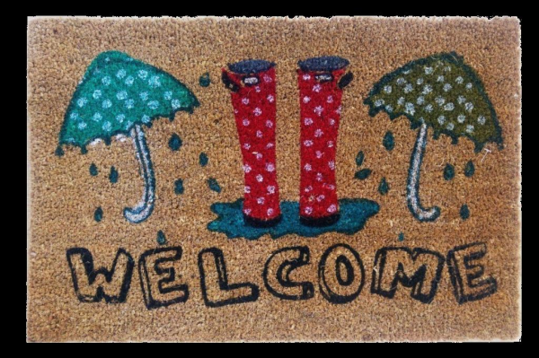 Giz Home Koko Kapı Paspası 40X60 Welcome Çizme