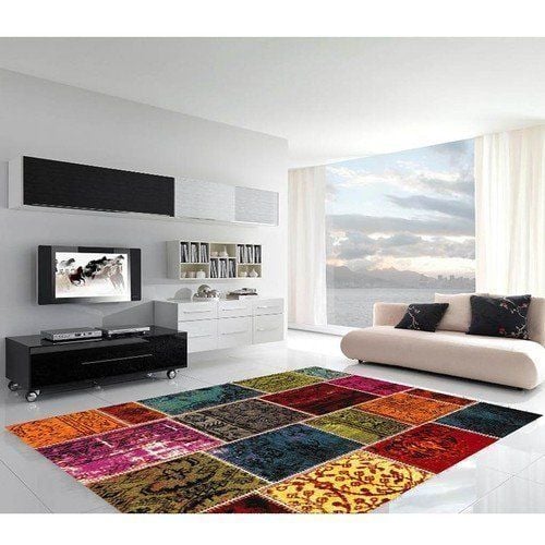 Giz Home Anadolu Patchwork Halı 80X150 Asorti