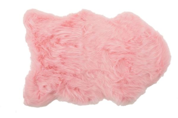Giz Home Alaska Peluş Post Halı Pembe
