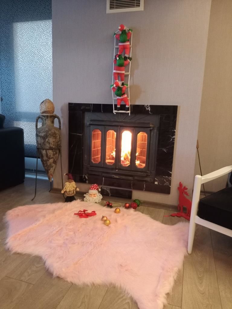 Giz Home Alaska Peluş Post Halı Pembe