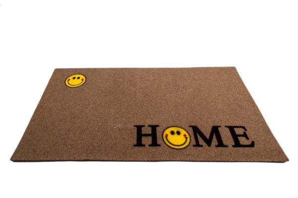 Giz Home Tody Flok Kapı Paspası 40X70 Bej Home Gülen