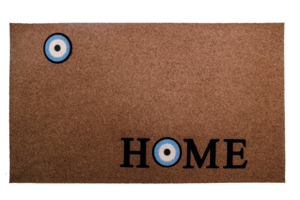Giz Home Tody Flok Kapı Paspası 40X70 Bej Home Nazar