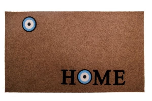 Giz Home Tody Flok Kapı Paspası 40X70 Bej Home Nazar