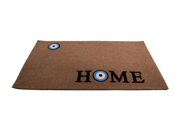 Giz Home Tody Flok Kapı Paspası 40X70 Bej Home Nazar