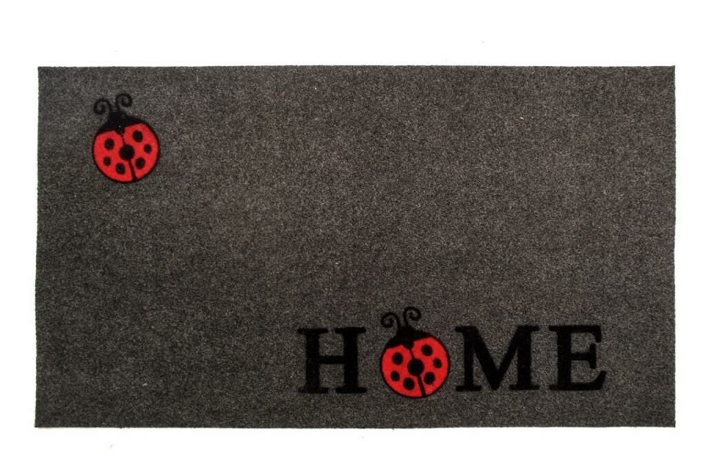 Giz Home Tody Flok Kapı Paspası 40X70 Gri Home Uğur