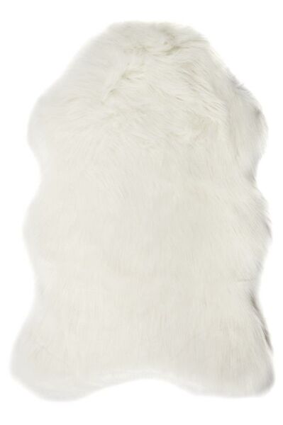 Giz Home Alaska Peluş Post Halı Beyaz