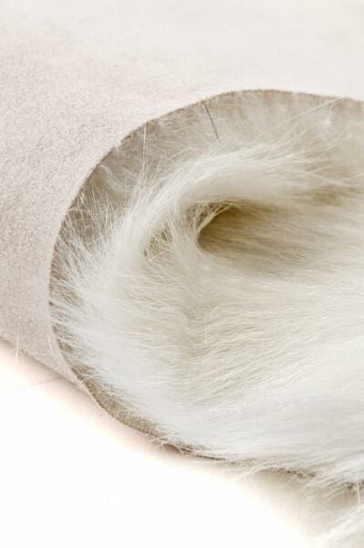 Giz Home Alaska Peluş Post Halı Beyaz