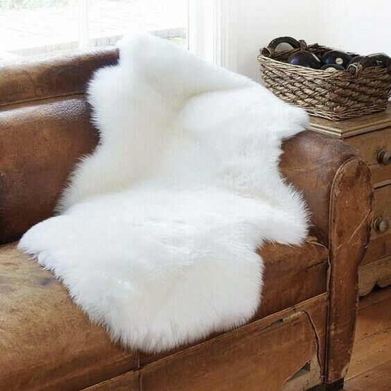 Giz Home Alaska Peluş Post Halı Beyaz