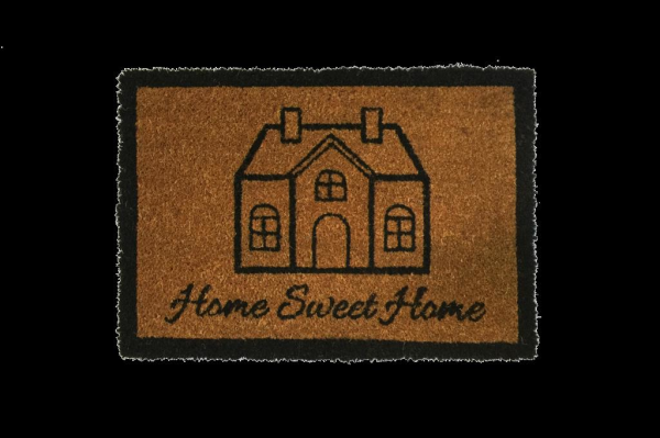 Giz Home Koko Kapı Paspası 40X60 Home Sweet Home Ev
