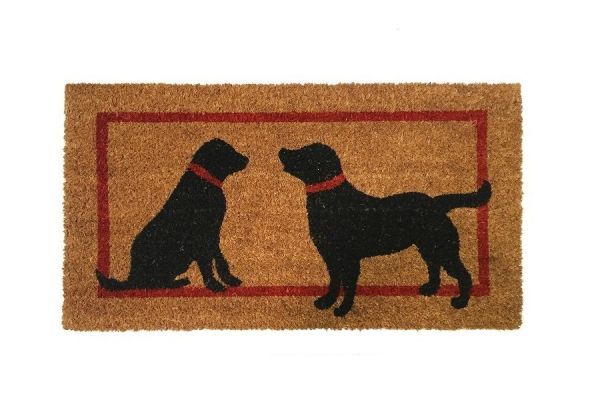 Giz Home Koko Kapı Paspası 40X70 Cm Çift Köpek