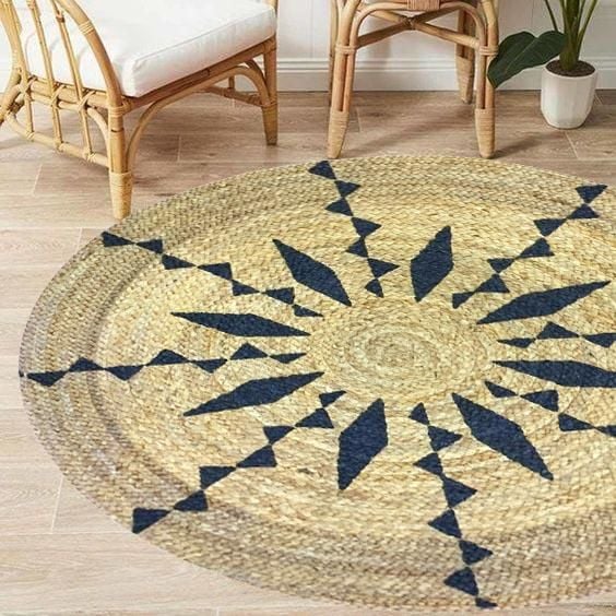 Giz Home Bolero Jüt Örgü Halı P05 90X90  Cm
