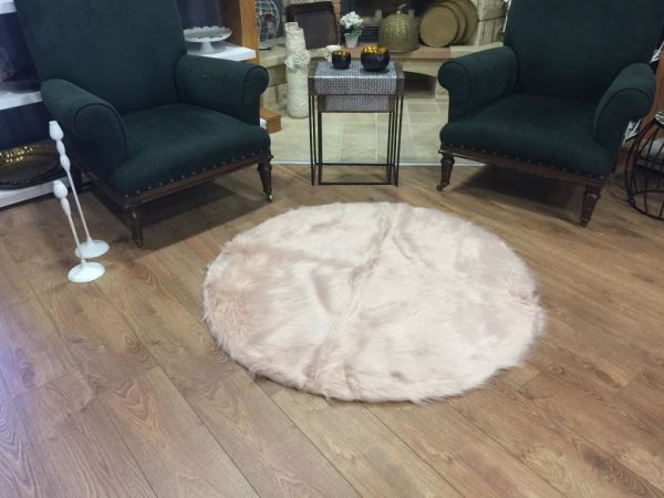 Giz Home Alaska Peluş Post Halı Pudra