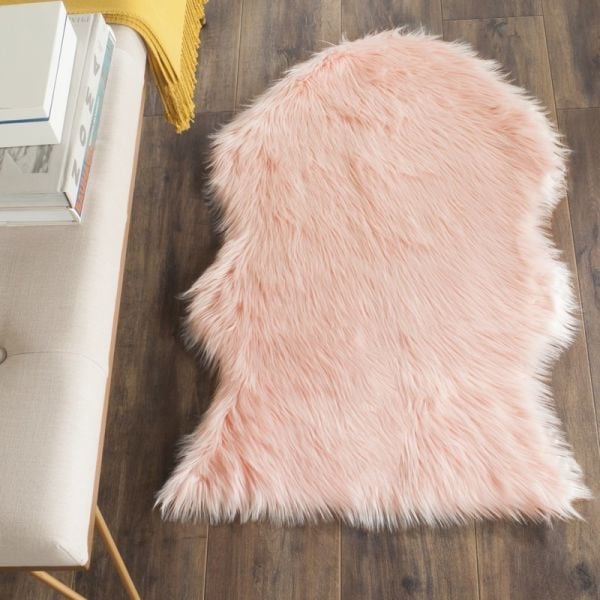 Giz Home Alaska Peluş Post Halı Pudra