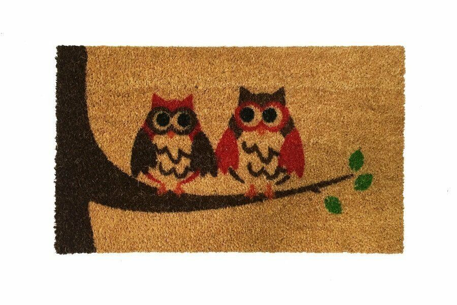 Giz Home Koko Kapı Paspası 40X70 Cm Daldaki Baykuşlar