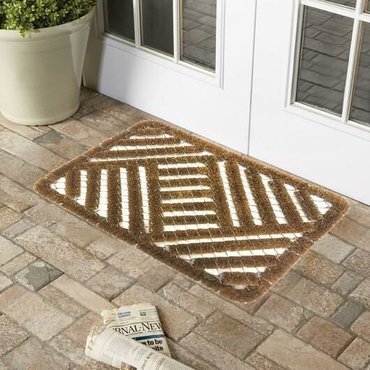 Giz Home Koko Kapı Paspası 40X60 Cm Zigzag