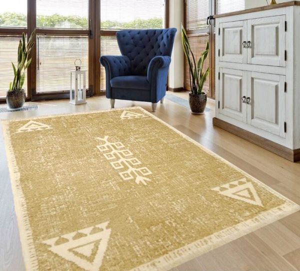 Giz Home Dove Pamuklu Halı Tılsım Gold