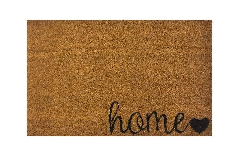 Giz Home Koko Kapı Paspası 40X60 Bej Home Kalp