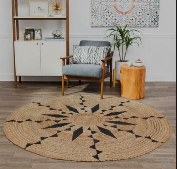 Giz Home Bolero Jüt Örgü Halı P06 120X120 cm