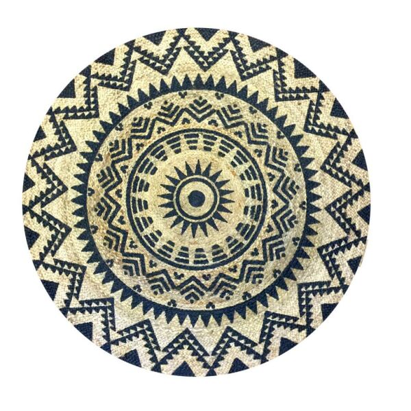 Giz Home Bolero Jüt Örgü Halı P08 120X120 Cm