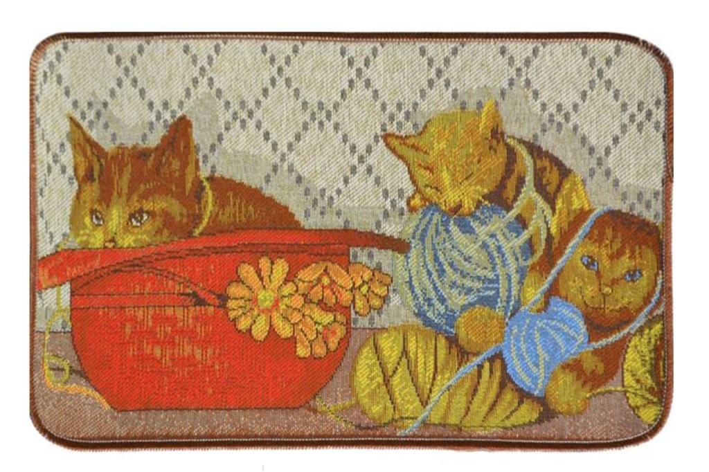 Giz Home Tapetto Paspas 50X80 Yumaklı Kedi