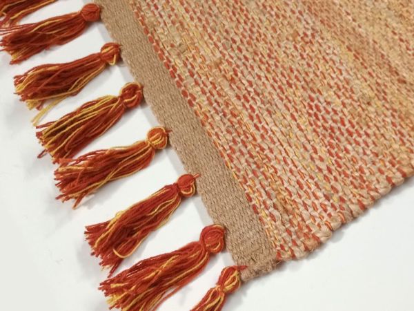 Giz Home Pata Jüt Halı 705 Turuncu