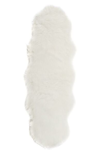 Giz Home Alaska Peluş Post Halı Beyaz