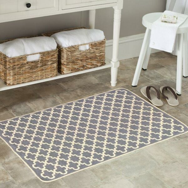 Giz Home Solo Paspas 60X90 Krem Gri Geometrı