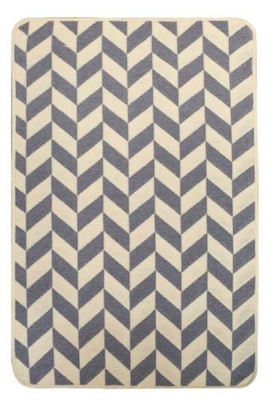 Giz Home Solo Paspas 60X90 Krem Gri Zigzag
