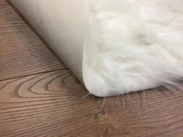 Giz Home Alaska Peluş Post Halı 120x180 Beyaz