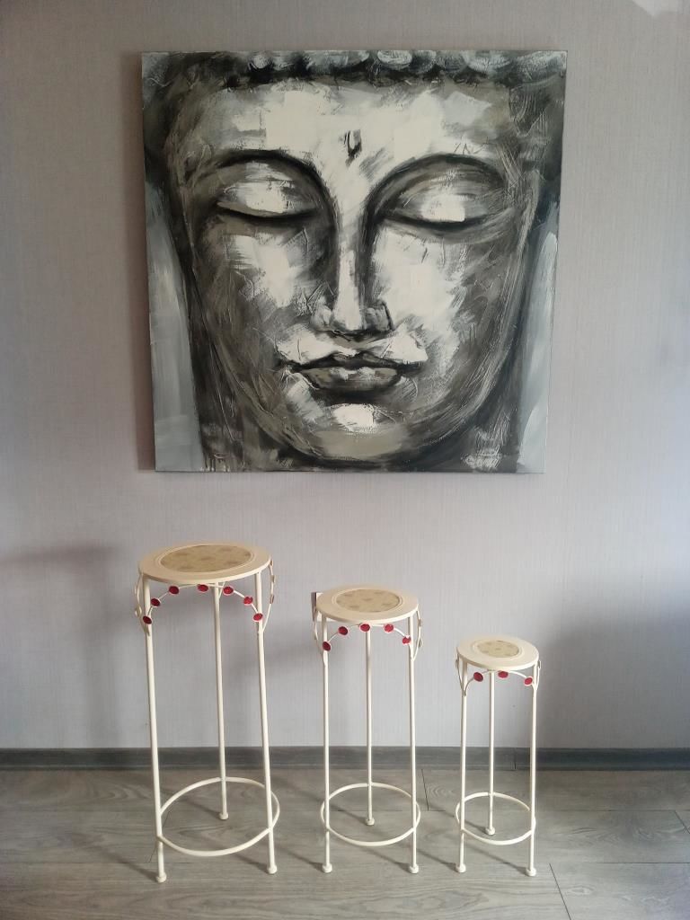 Giz Home 3'Lü Metal Zigon Sehpa 136822