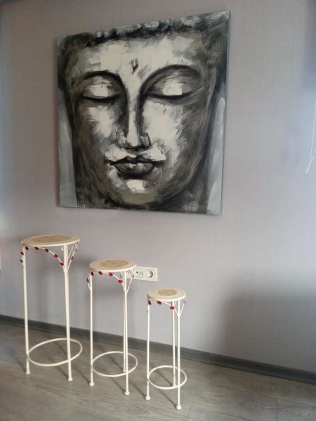 Giz Home 3'Lü Metal Zigon Sehpa 136822