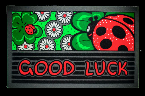 Giz Home İtalyan Format Kapı Paspası 40X68 Good Luck