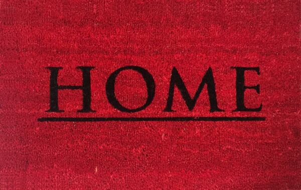 Giz Home Koko Kapı Paspası 33X60 Yarımay Kırmızı Home