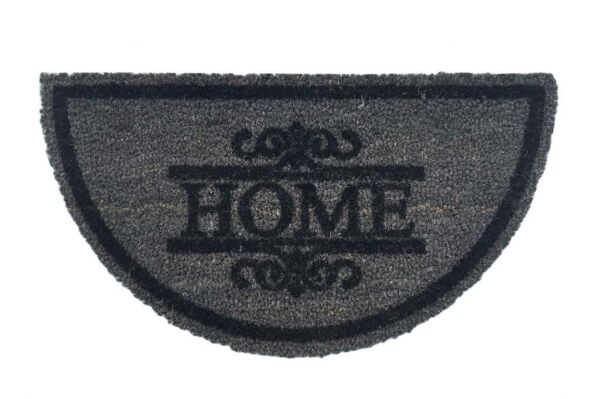 Giz Home Koko Kapı Paspası 33X60 Yarımay Gri Home